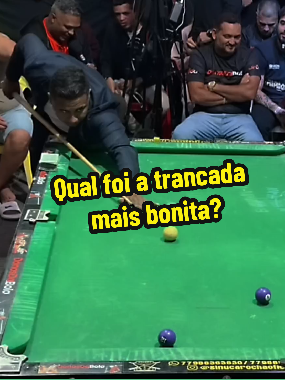 Qual foi a trancada mais bonita? #sinuca #baianinhodemaua #bilhar 