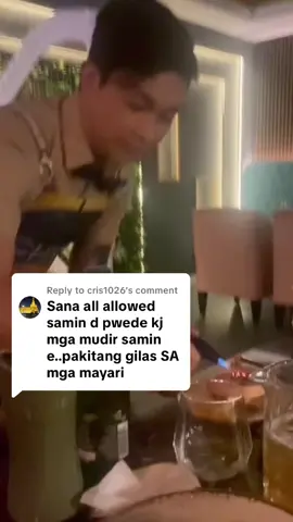 Replying to @cris1026 Dto pinapayagan kami ng may ari para daw dadag daw salary nmin mga tips na binibigay samin bukod dun nakakapag pasaya pa daw kami ng customer!🙏🏻🥰