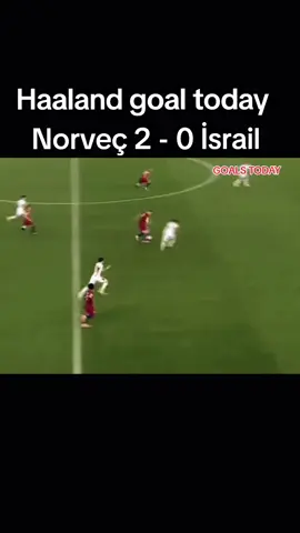 Haaland goal today  Norveç 2 - 0 İsrail #haaland #norveç ##manchestercity #goals #kesfet 