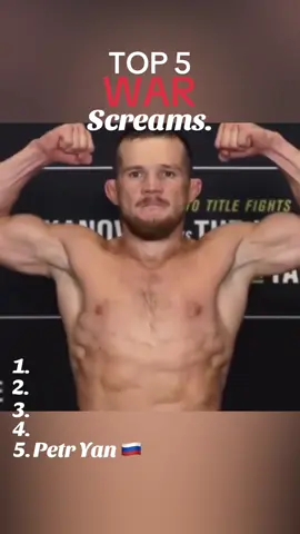 War screams in UFC #UFC #scream #fyp #viral #weighin  