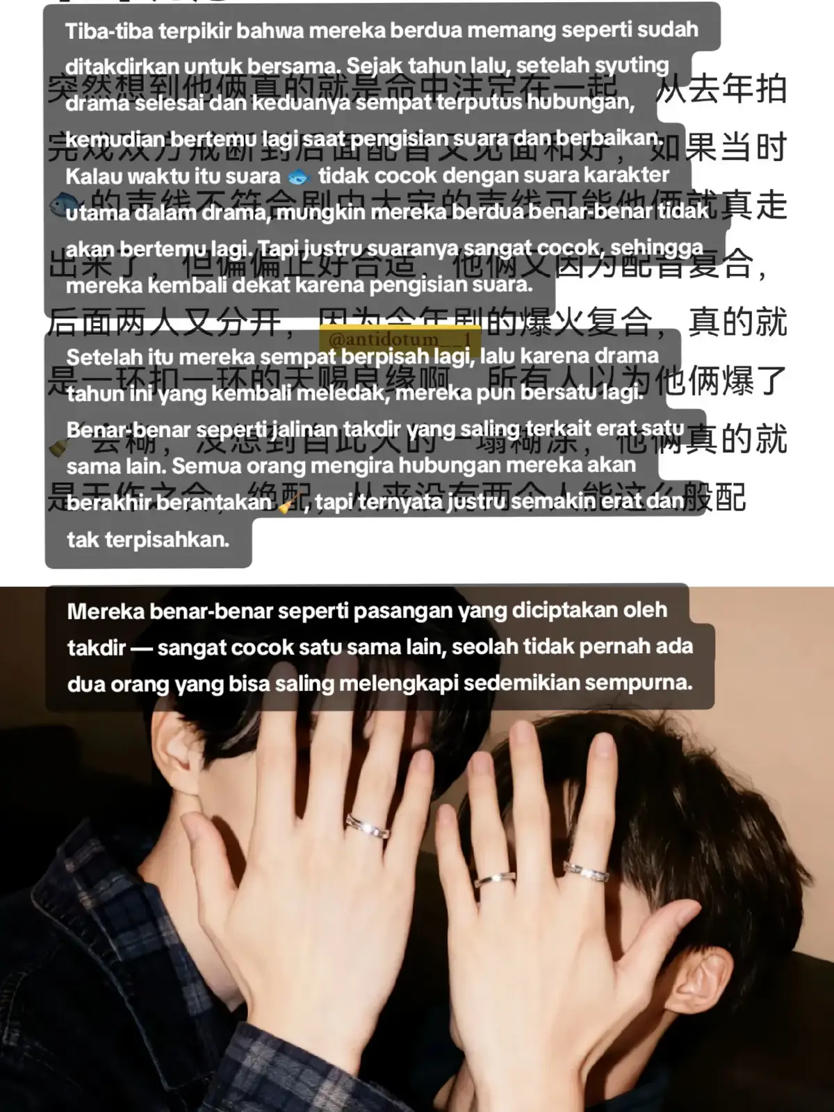 Lei Peng Suddenly I realized that the two of them really seem destined to be together. Since last year, after finishing the drama and cutting off contact, they met again later during the dubbing and reconciled. If at that time 🐟’s voice hadn’t matched the main character’s voice in the drama, they probably would never have met again. But coincidentally, their voices fit perfectly, so they reconnected because of the dubbing. Later on, they parted ways again, but this year they reunited once more because the drama they starred in became a hit. It truly feels like a fated connection — one event perfectly leading to another. Everyone thought their relationship would end in a mess 🧹, but unexpectedly, it only brought them closer and more inseparable. They really are like a match made in heaven — perfectly suited for each other. It’s as if there have never been two people who complement each other so flawlessly. #tianxuning #ziyu #fyppppppppppppppppppppppp  #revengedlove  #blchina 