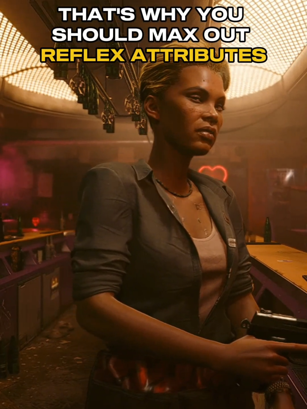 That's why you should max out reflex attributes