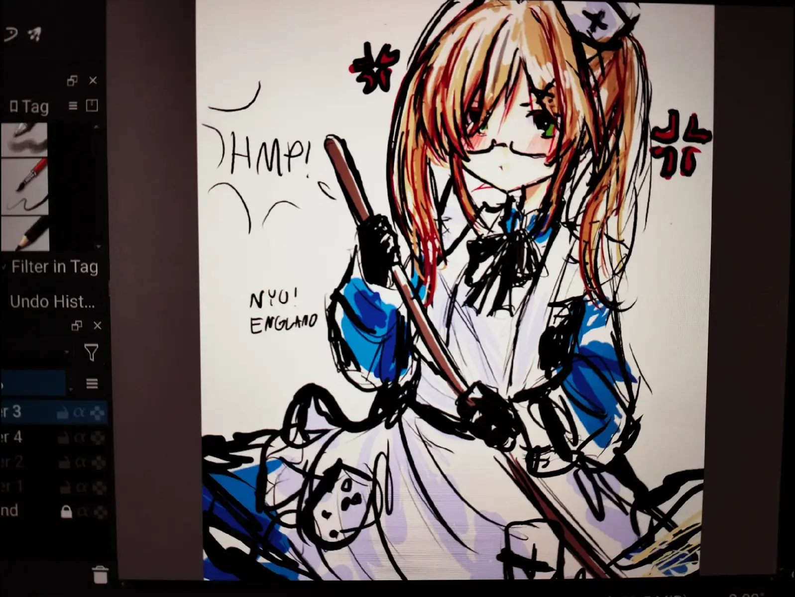 #hetalia #aphnyoengland #nyoengland #digitaldrawing #krita 