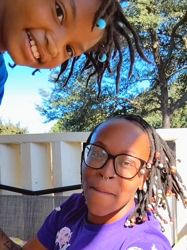 and let us see yours/y'all's 👀👑 and happy Saturday 😊 #fyp #viral #locs #mommydaughter #growwwithivy @goddessivy717 @The Latimers 