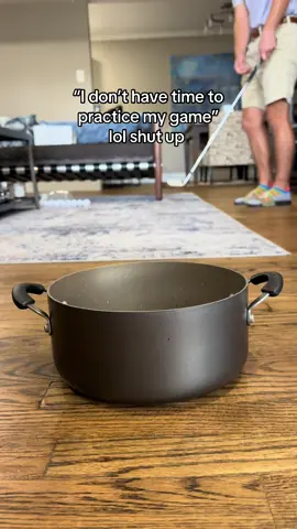 Not saying it’s EXACTLY like practicing at the course, but it can be done at home. Just working on the feel of chipping and putting will help take your game to the next level. 10 minutes a day will probably help shave a few strokes off your game. #fypツ #golftiktok #gametips #golftok #golfmoreworryless 
