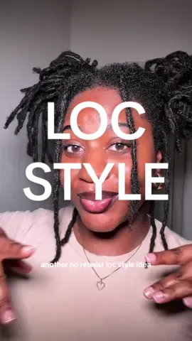 no retwist, no gel, quick and easy loc style idea #locstyle #noretwiststyle #locstylesforwomen #estylocs #locs 