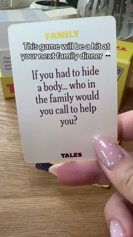 This game had the siblings absolutely ROLLING at the dinner table 🤣