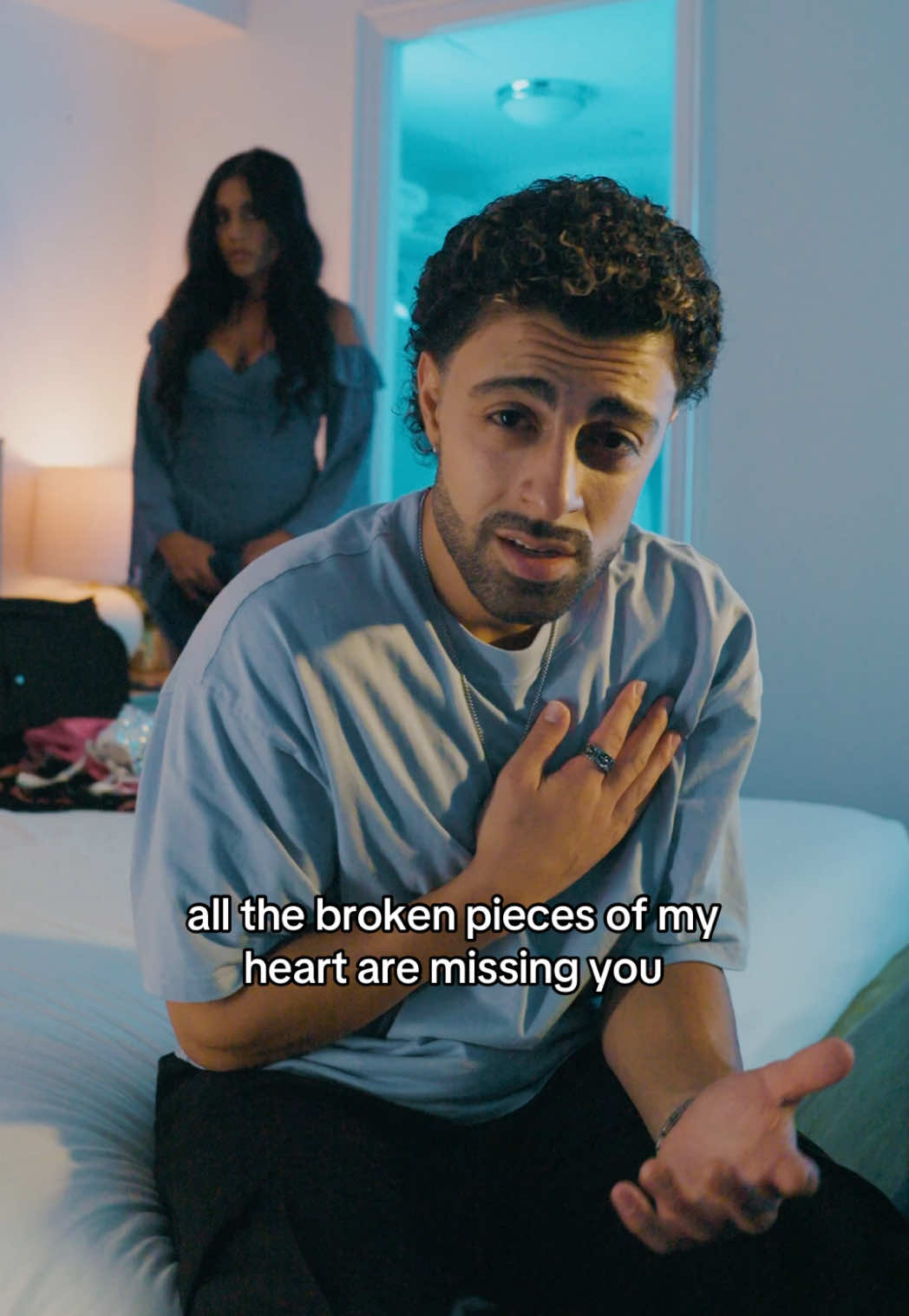 All the broken pieces of my heart at missing you 💔 #lyrics #heartbreak #foryou 