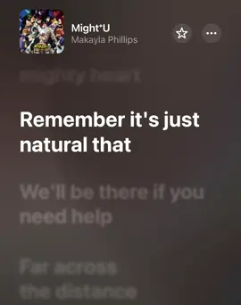 just bc Bakugo is back and saves All Might #mightu #makaylaphillips #lexchellee #lyricsvideo #mhas8 @My Hero Academia Official 