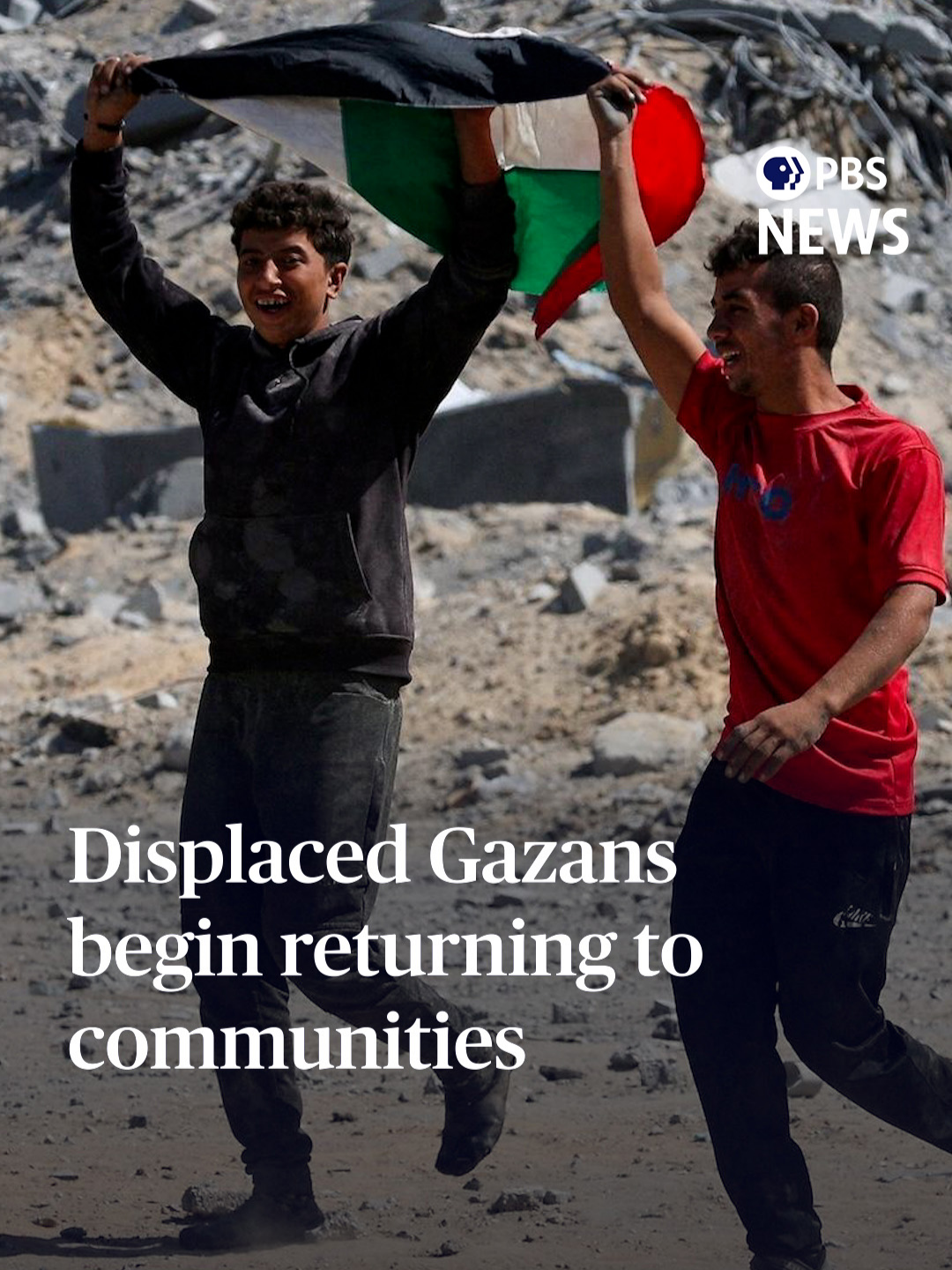 Displaced Gazans begin returning to shattered communities as ceasefire takes effect For the first time in more than six months, the guns have gone silent in Gaza. Palestinians and Israelis are saying tonight they hope this ceasefire will prove to be the end of the war. Palestinians used the respite from relentless bombing to start picking up the pieces. Nick Schifrin reports. #pbsnews #newshour #pbsnewshour #gaza #ceasefire #israelhamaswar #news