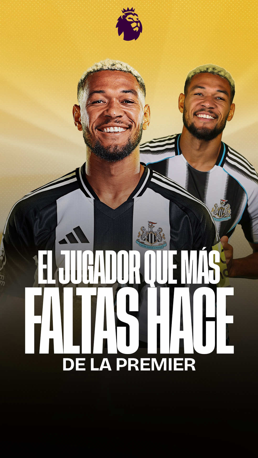 🤯 JOELINTON: EL REY ABSOLUTO DE LA FALTA EN LA PREMIER LEAGUE 💵 Un jugador que le costó 60 millones al club y que se ha convertido en una máquina de hacer faltas... 😱 En la temporada anterior, solo se quedó sin hacer falta en DOS partidos de toda la Premier. ⁉️ ¿Lo ficharías para tu equipo? #joelinton #newcastle #faltas #PremierLeague #datos 