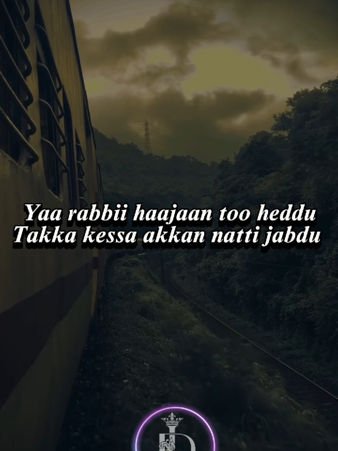 Yaa rabbii haajaan too heddu  . . . . takka faan akkan natti jabdu  . . . . . #Fyp #dirrelyrics #viralvideos #editing #foryoupage 