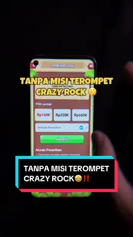 Misi Terompet Crazy Rock?🤫#crazyrock #gamecrazyrock #misiterompetcrazyrock #antriancrazyrock #fyp   