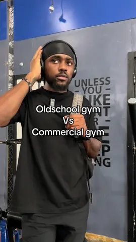 Old school vs commercial gym. @AYBL CODE:GRW17 #gym #GymTok #gymhumor #fyp #foryou 