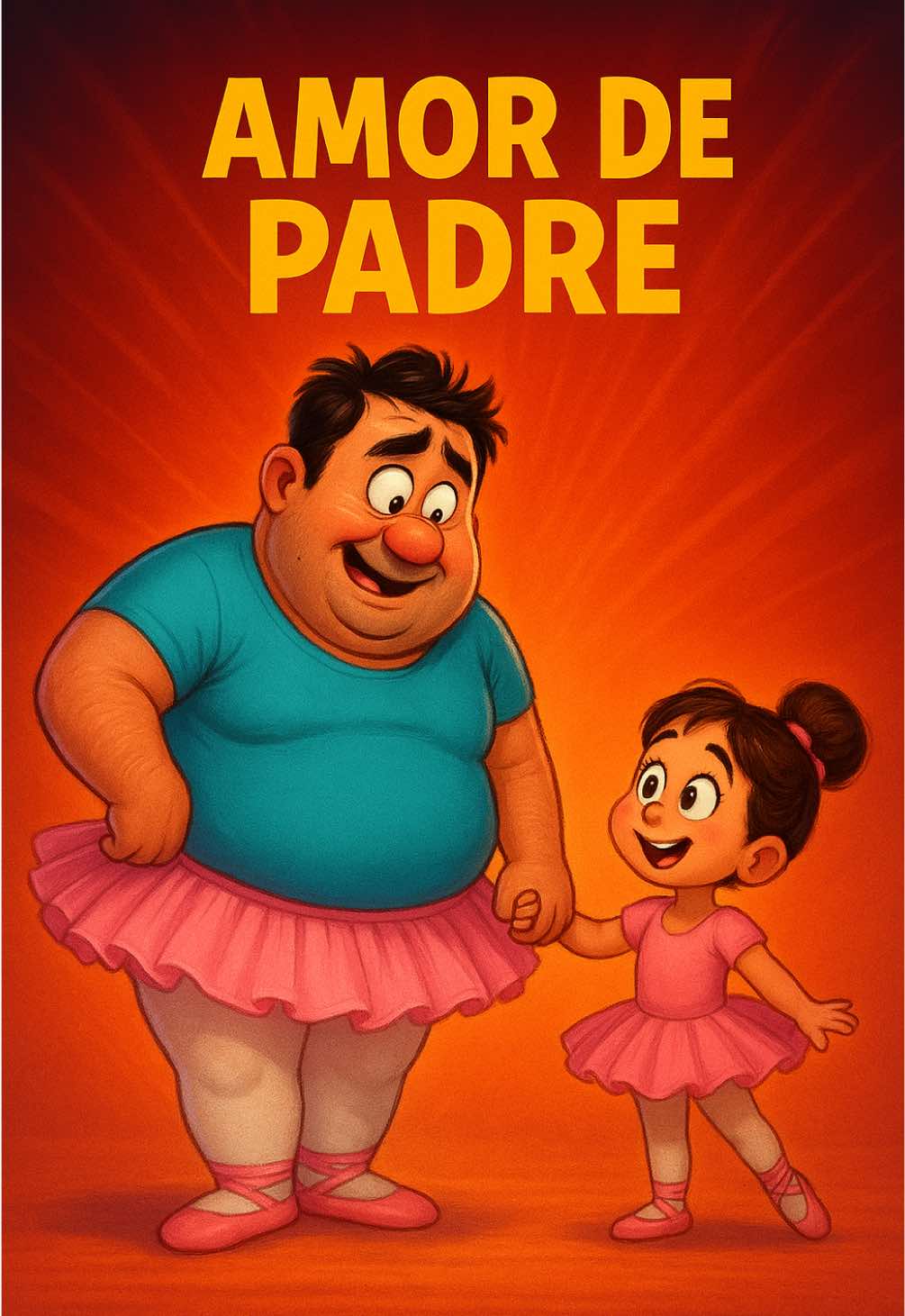 Este padre se hace viral al acompañar a su hija al cole vestido de bailarina en Madrid. #noticias #ultimahora #viral #fyp #bailarina 