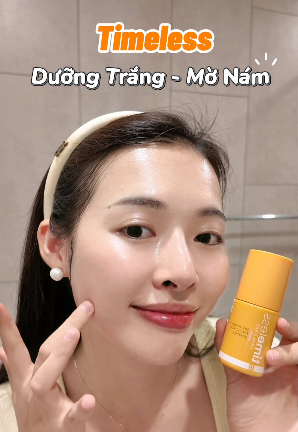 Dưỡng trắng mờ nám với 20% Vitamic Tinh khiết của Timeless đi mấy mom #Timeless #serumvitaminc #vitaminc20 #timelessvn #timelessvitamincserum 
