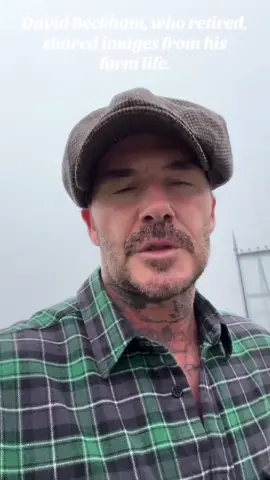 David Beckham, who retired, shared images from his farm life.#fyp #foryoupage #viral #capcut #viral 