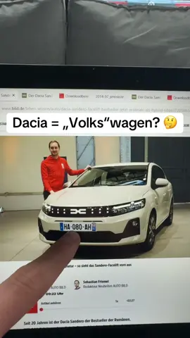 Könnte sich VW mal abschauen…😅 #dacia#volkswagen 