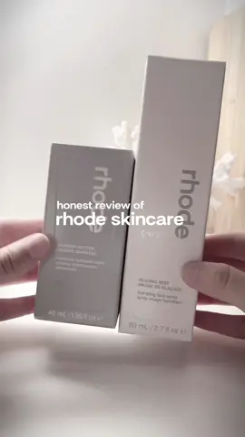 reviewing rhode skin glazing mist and  barrier butter #rhode #rhodeskin #skincarereview #xyzcba #skinbarrier 