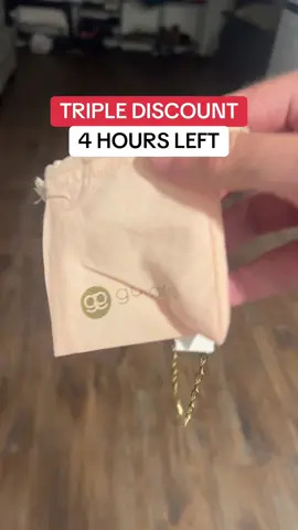 18k gold plated necklace paperclip style 