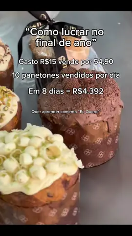 Comenta “Eu Quero” que você vai transformar esse final de ano!  #panetone #natal #vaiprofycaramba #receitas #fyp 