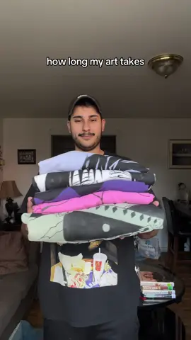 how long my art takes 👁️ #art #anime 