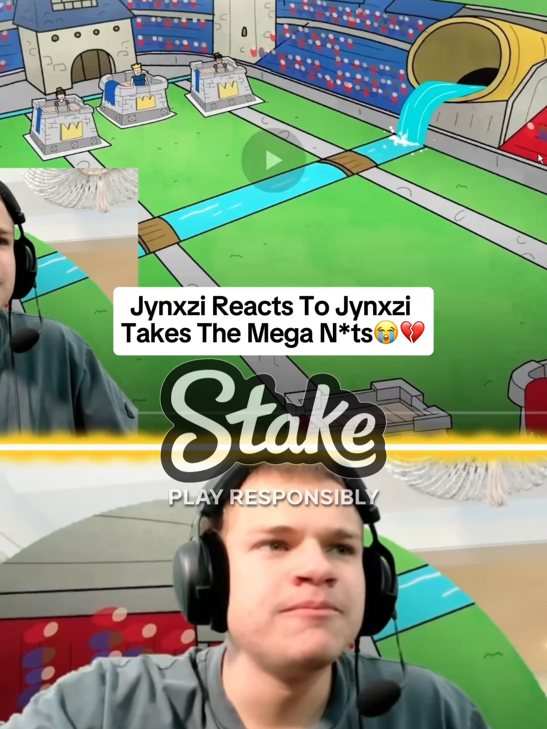 Jynxzi Reacts To Jynxzi Takes The Mega N*ts😭💔 #jynxzi #jynxziclips #jynxzirage #viralvideos #fyp #clashroyale@jynxziontwitch
