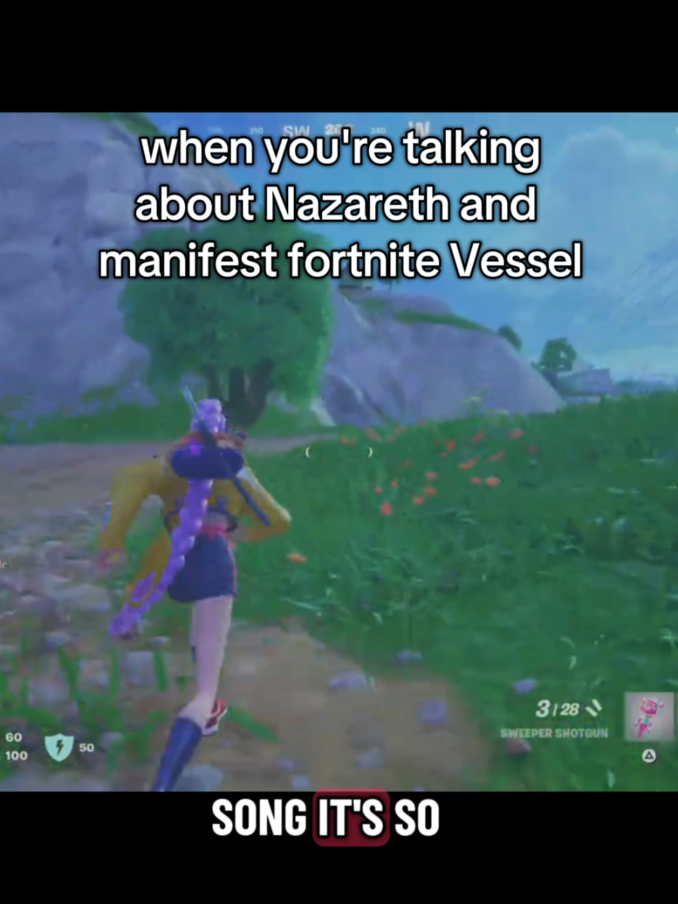having a nice, casual conversation about sleep token with bestie when this happened. sometimes she and I cosplay as vessel and sleep, and to us the Blitz King is the unofficial Vessel skin in fort! wild! @WhitWritesOkayishly  #fortnite #sleeptoken #vessel #duo #bff 