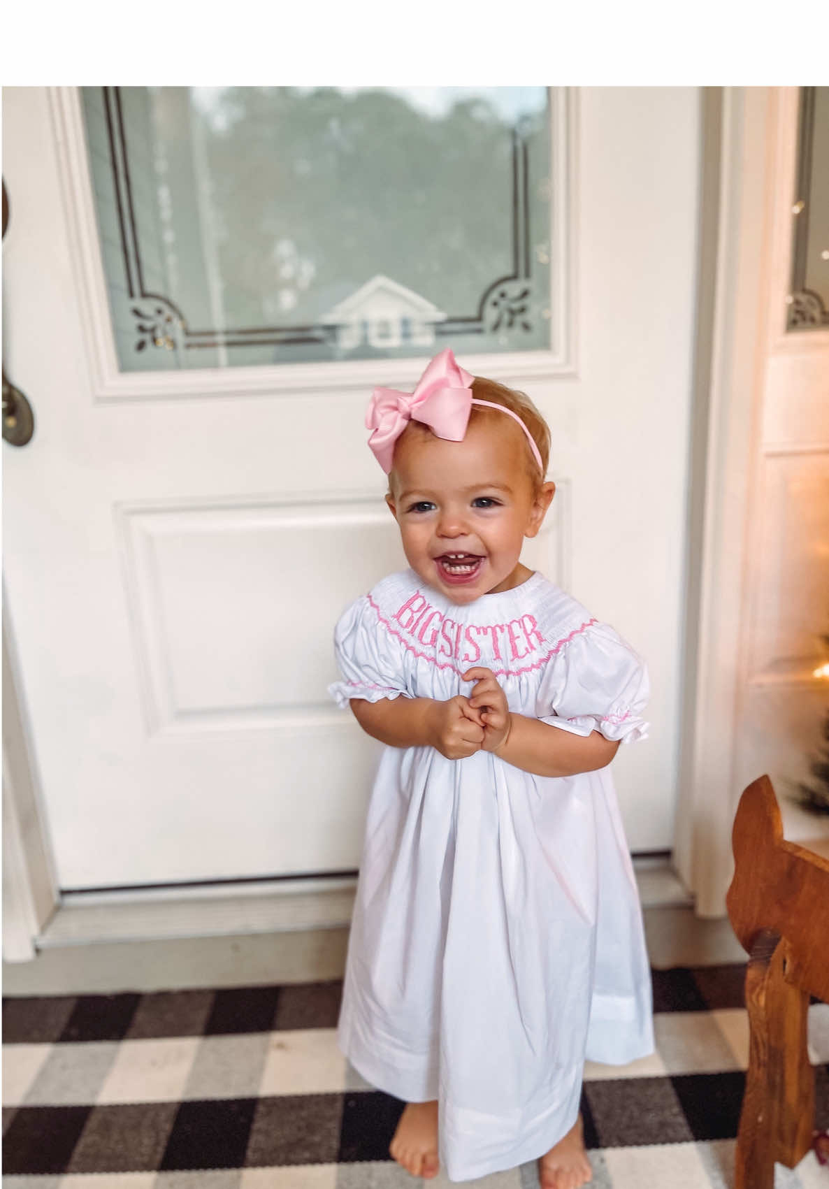 So far Anna Kate is 2 for 2 on her siblings! She guessed Millie was going to be a girl and she guessed her right on getting a brother! 🩷🩵 #genderreveal #pregnancytiktok #MomsofTikTok #proudsisters #foryoupage 