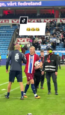 Bare Haaland med enda en hat trick-ball🥵 #hattrick #norge #ullevaal #landslaget 