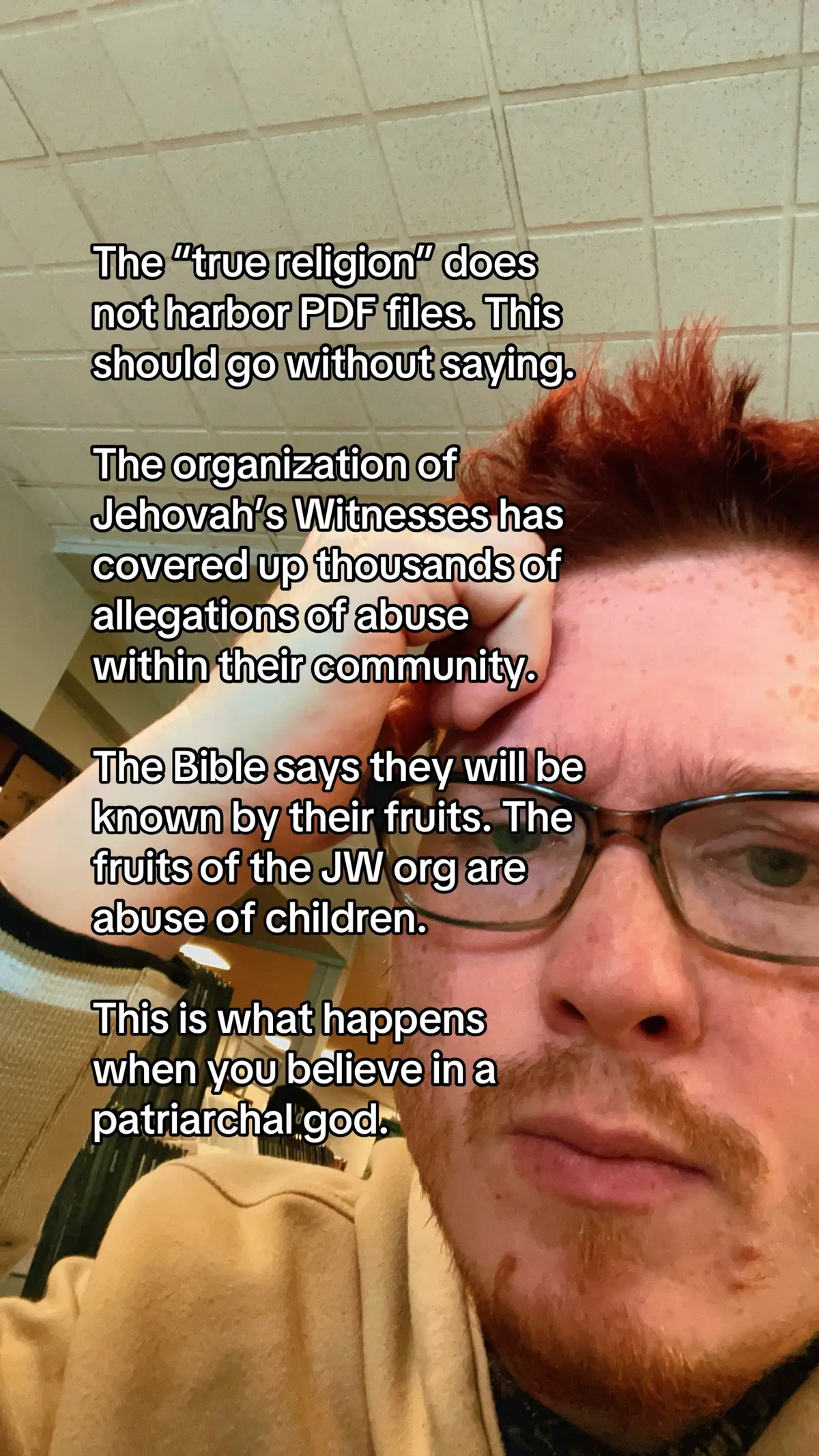 God hates abuse #excult #exjw #jehovahswitnesses #fyp #exfundie