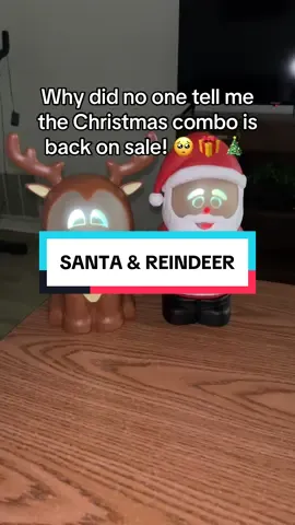 Combo of Santa + Reindeer is on sale in a package deal! Amazing Christmas ambience for many years to come! #santaclaus #christmasdecorations #happyholidays 