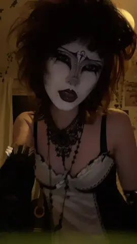 wish i was going somewhere, i’m not. #fyp #wlw #goth #viral #gothmakeup 