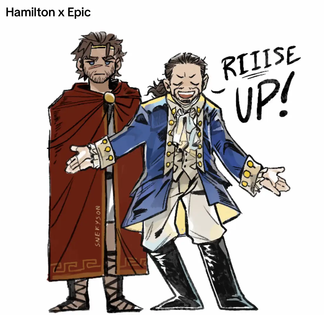 #EpicTheMusical #Hamilton #Art #Odysseus #Fyp  