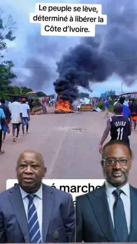 🎙️ « Les Ivoiriens sont dans la rue aujourd’hui ! Le peuple se lève, déterminé à libérer la Côte d’Ivoire. Regardez bien ce qui se passe dans le pays ! » 🇨🇮🔥 🇨🇮 Une marée humaine pour la liberté ! Le peuple veut le changement et fait entendre sa voix ✊🏾 #CotedIvoire #fyp❤️😉  #tik  #Afrique #Actu