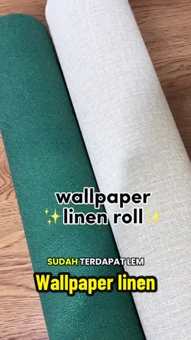 Membalas @Affiliate05 Wallpaper Linen Roll tebel gak gampang sobek uk: 280cm x 50cm langsung beli sebelum keabisan warna yg kamu suka #wallpaper #wallpaperdinding #wallpaperlinen #wallpaperlinenroll #linenroll