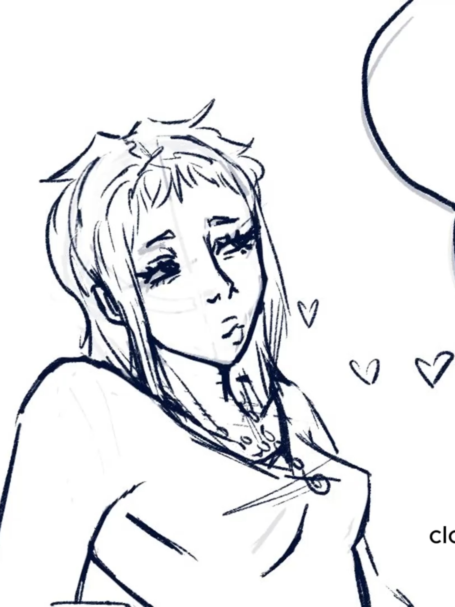 frick krita and not saving my finished art so now its messy, i couldnt be arsed to fix it tho. #xybca #oc #originalcharacter #trend #digitalart