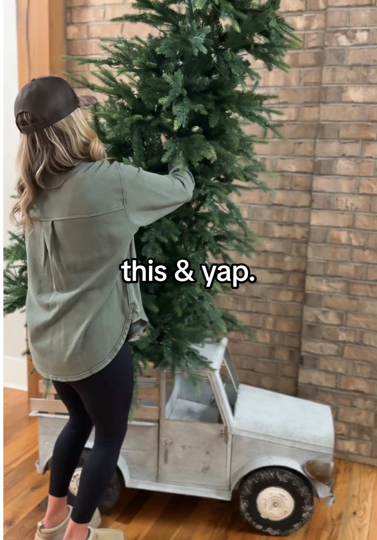 Christmas is calling… and your girl is excited. #christmastree #christmasdecor #holidaydecor #tree #christmas 