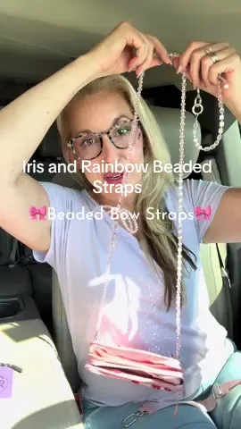 The new Oh So Pretty beaded utility link straps from @Rainbow Boutique LLC will fit a lot of their bags so you can easily switch from one bag to another. #irisandrainbow #purseaccessories #tiktokshopcreatorpicks #tiktokshopblackfriday 