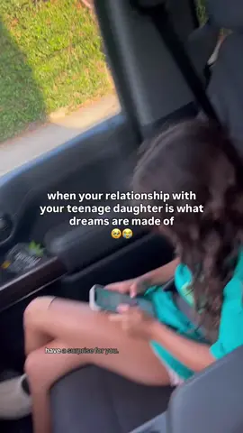 The amount of hours we spent in session after session learning how to communicate our feelings, fears, and needs was well worth it for moments like these. 😭 parenting is such a wild experience but the most rewarding is when your kids actually want to spend time with you and hang out with you even in their teenage years. 🥹🥹 #teenagedaughter #adream #motherdaughterlove