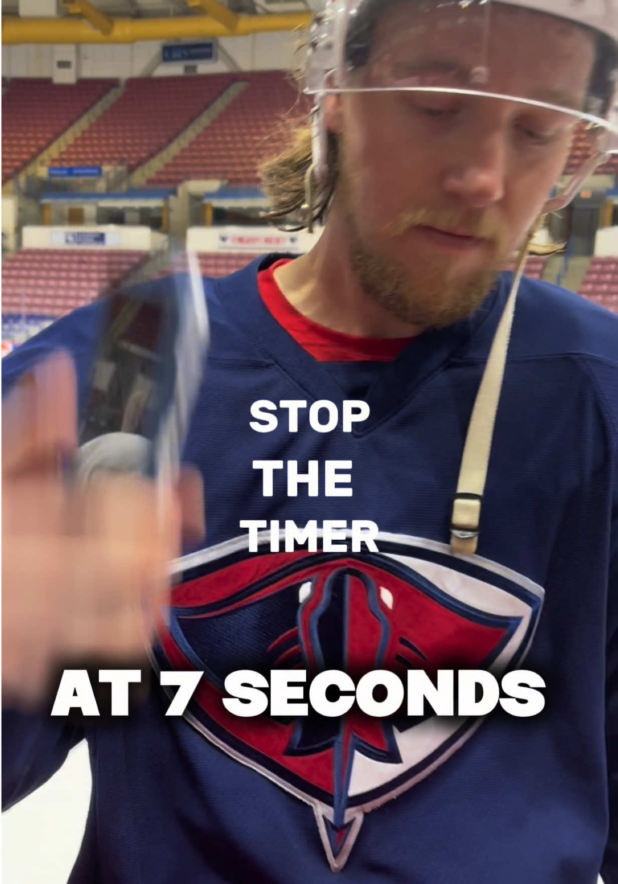 7 SECONDS FOR 7 MORE DAYS TILL OPENING NIGHT!! 🔥🔥 #stingrayshockey #hockey #echl #timer #hockeyboys 