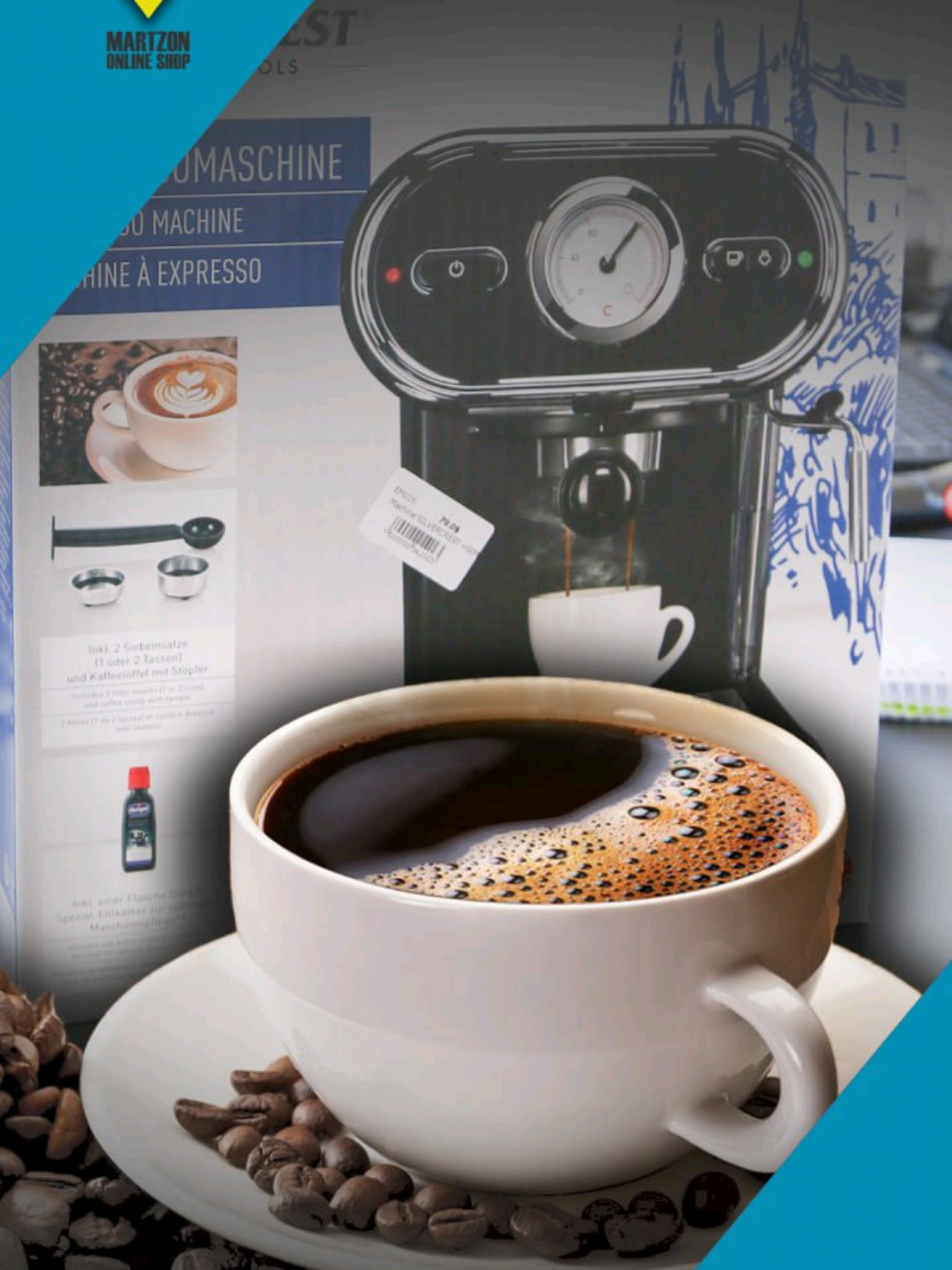 💥 جددنا الكمية! 💥 ماكينة القهوة SILVERCREST Espresso Machine SEM 1100 B3 رجعت من جديد! ☕️ 💨 ضغط 15 بار لتحضير قهوة بكريما مثالية ونكهة لا تُقاوم 🥛 فوهة بخار مزدوجة: تبخير الحليب + ماء ساخن 🧊 خزان ماء قابل للإزالة (1.2 لتر) ✨ سهلة التنظيف – صينية تنقيط قابلة للإزالة ⚙️ تشغيل تلقائي مع مؤشرات ضوئية ✅ مثالية لعشاق القهوة المنزلية 📍 الكمية محدودة – اطلب الآن قبل ما تخلص! نزلوا التطبيق واستفيدوا من العروضات  https://martzon.net/app لا تتردد في الطلب 📲 Dm or whatsapp 81249542 or visit our Website 🌐 https://martzon.net/product/1289/espresso-machine-silvercrest-sem-1100-b3 #martzonforyou #first_shop_in_lebanon #kitchen #espressomachine #SilverCrest