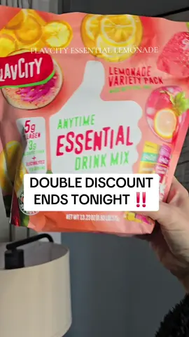Flavcity Essential Lemonade Drink Mix with collagen and electrolytes & fiber #lemonade #flavcity #tiktokshopcreatorpicks #tiktokshopfalldealsforyou #tiktokshopblackfriday 