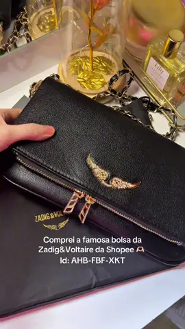 Chegou minha bolsa da Zadig&Voltaire da Shopee #produtosdebeleza #achadosshopee 