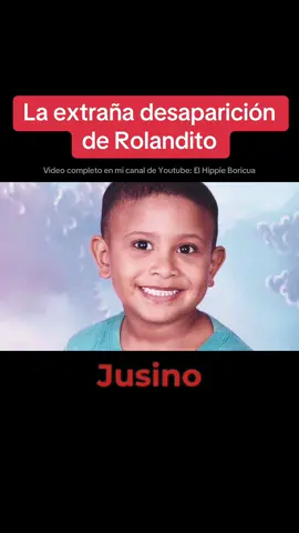 Hablamos sobre la desaparición de Rolandito, un niño de cuatro años que desapareció misteriosamente en un parque de Puerto Rico en 1999, generando una conmoción nacional y múltiples teorías sobre su paradero Video completo en mi canal de Youtube: El Hippie Boricua 