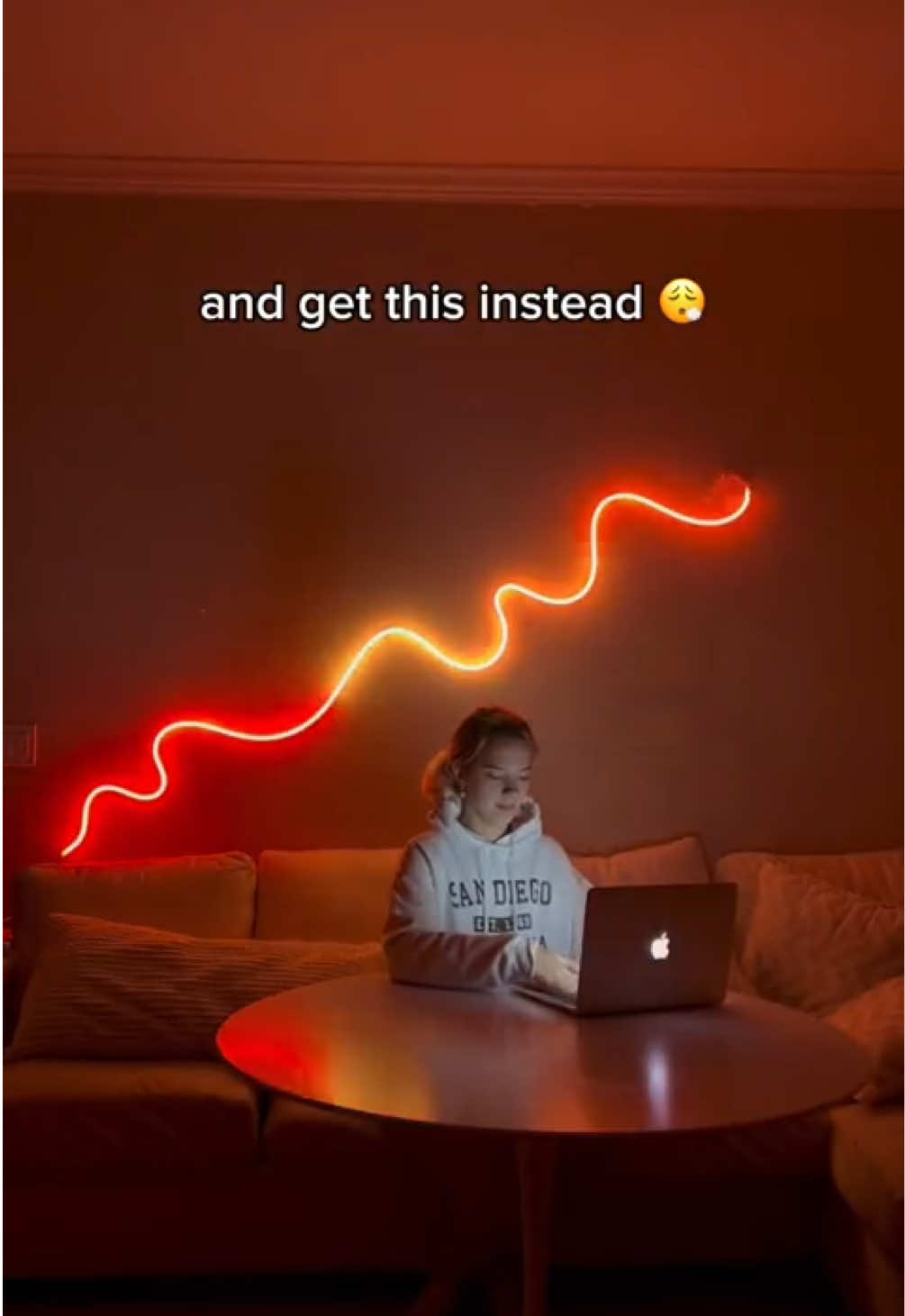 Never want to leave my home now 🔥💔  #led #ledlights #ledstrips #ledstriplights #tiktokfinds 