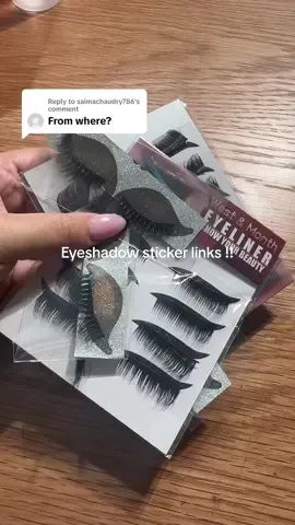 Replying to @saimachaudry786 DO NOT RECOMMEND!! the links are for purely those who have asked #eyeshadowsticker 