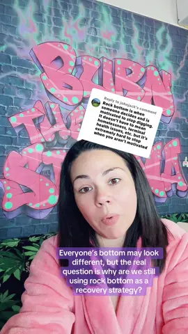 Replying to @johnjack We know that consequences don’t heal people, if they did, substance use disorder wouldn’t even exist. The rock bottom narrative is dangerous and needs to go. 