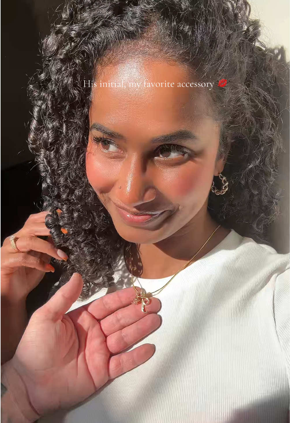 I gotta be extra for my man 😍🥰 #jewlery #letternecklace #accessories #fyp #goldjewelry @GANIA 