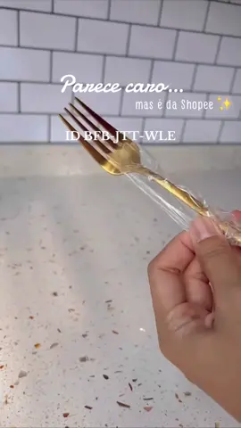 🍴E vale cada centavo…✨ Gostou? Basta copiar e colar esse ID BFB-JTT-WLE dentro da busca na Shopee - link disponível também na minha bio!🧡 #cozinha #enxoval #talheres #casanova #viraltiktok 